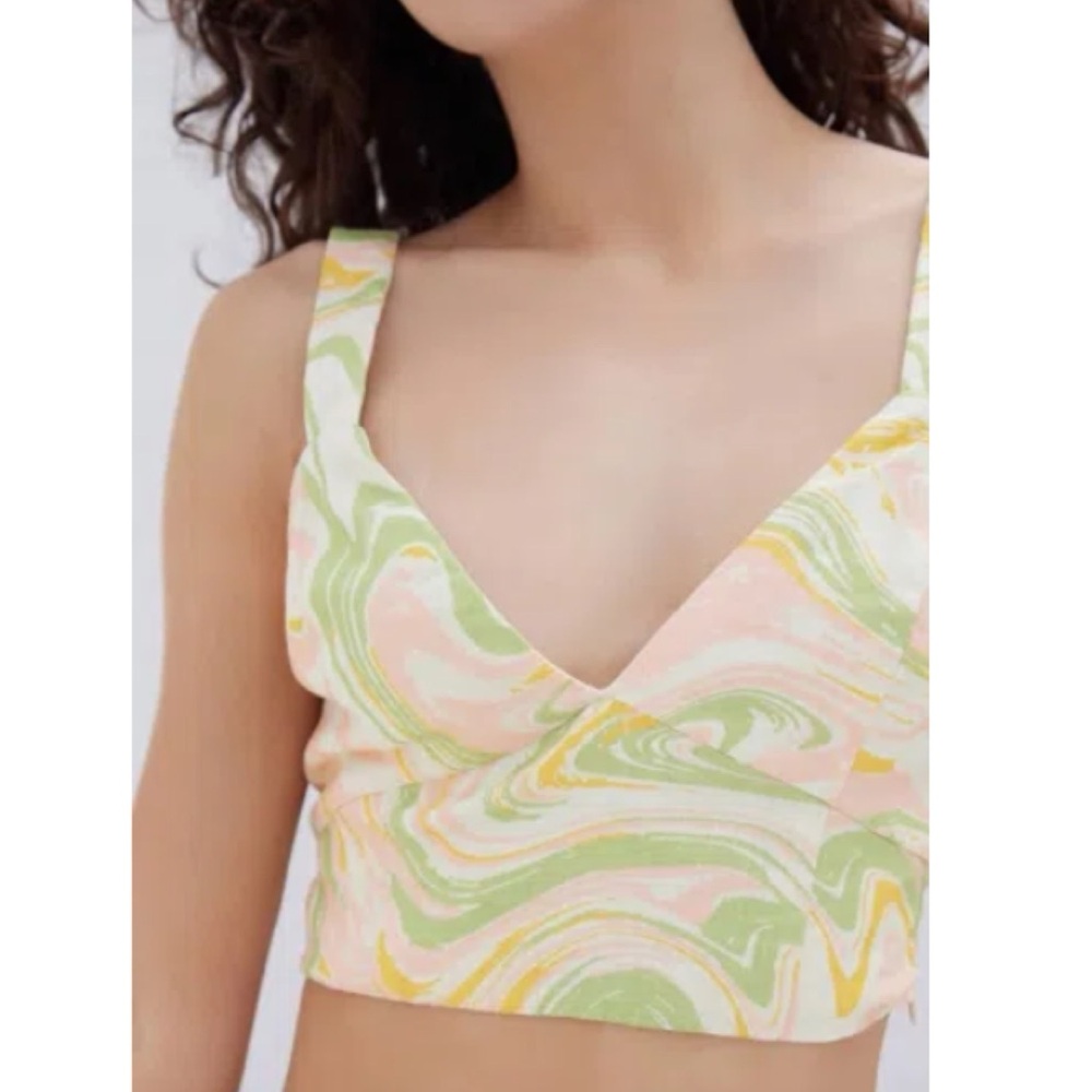 Lost & Wander Radiant River Top‎ Marble - Swirl Crop S $78